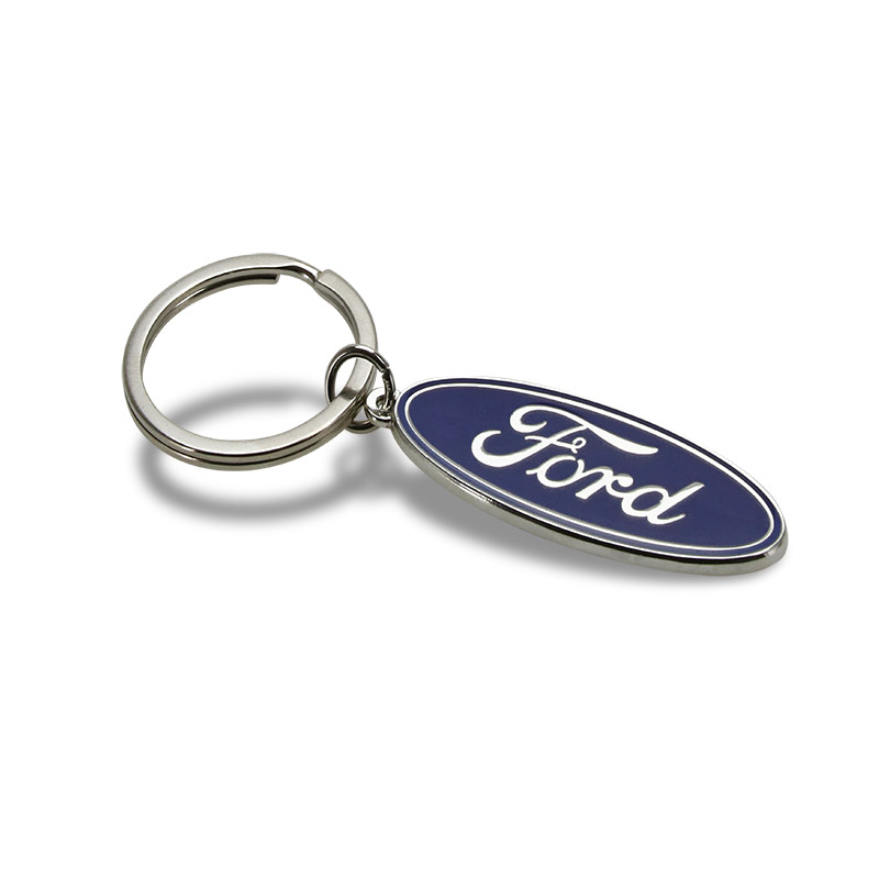 Portachiavi per Auto per Ford ST Logo Focus Fiesta Ecosport Mondeo Kuga  Fusion,Anti-Perso Girevole a 360 Gradi Portachiavi Anello Auto Accessori,D