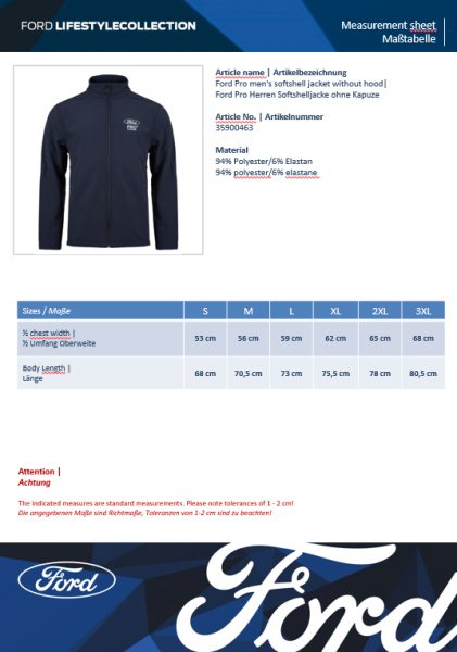 Veste Ford M-Sport 2022/2023 - Taille L - Neuf Avec étiquettes (jamais Portée, Taille Inadaptée) - Achetée 150€